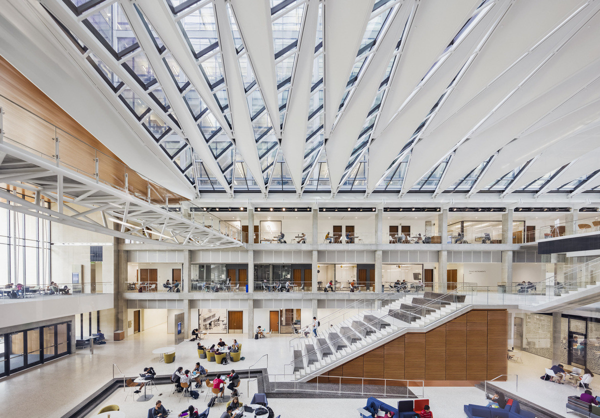 UT Austin modern academic building